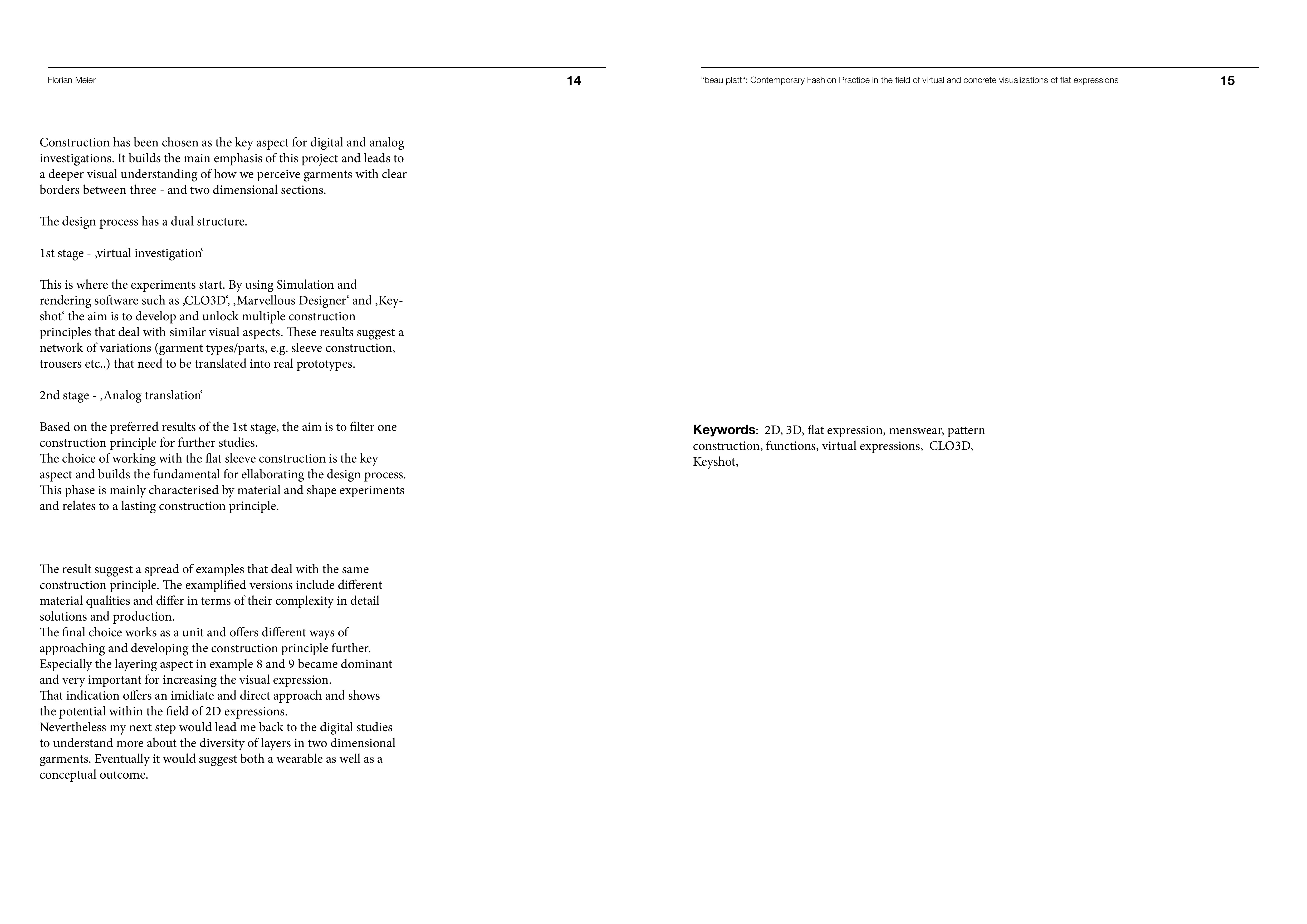 Master thesis page